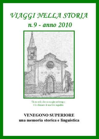 n. 9 - anno 2010 - Venegono Superiore: una memoria storica e linguistica